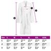 vidaXL Peignoir KINN Blanc L Coton