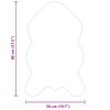 vidaXL Tapis en fausse Tafalla Beige 50 x 80 cm Polyester