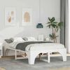 vidaXL Cadre de lit Blanc 120 x 190 cm Pin massif
