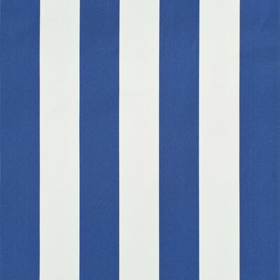 vidaXL Auvent rétractable 100x150 cm Bleu et blanc