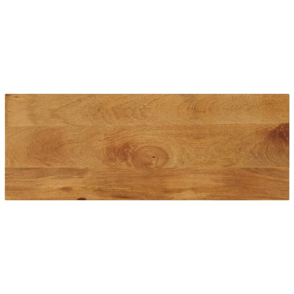 vidaXL Dessus de table 80x40x2,5 cm rectangulaire bois massif manguier