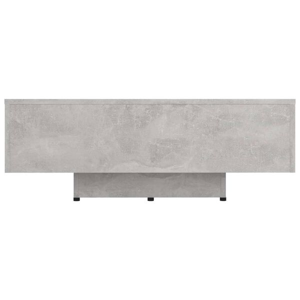 vidaXL Table basse Gris béton 85x55x31 cm Bois d'ingénierie
