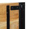 vidaXL T&ecirc;te de lit 160 cm bois massif d'acacia et fer