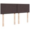 vidaXL Sommier &agrave; lattes de lit avec matelas Marron fonc&eacute; 160x200 cm