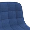 vidaXL Chaises pivotantes &agrave; manger lot de 4 bleu tissu