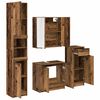 vidaXL Ensemble de mobilier de salle de bain 4 pcs Bois ancien