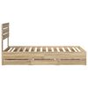 vidaXL Cadre de lit Ch&ecirc;ne Sonoma 90 x 200 cm Bois Ing&eacute;nierie
