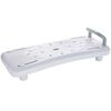 RIDDER Si&egrave;ge et &eacute;tag&egrave;re de baignoire avec poign&eacute;e Blanc A0040101
