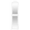 vidaXL Miroir sur pied Blanc 45x180 cm