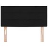 vidaXL T&ecirc;te de lit LED avec bandes LED Noir 80 cm tissu