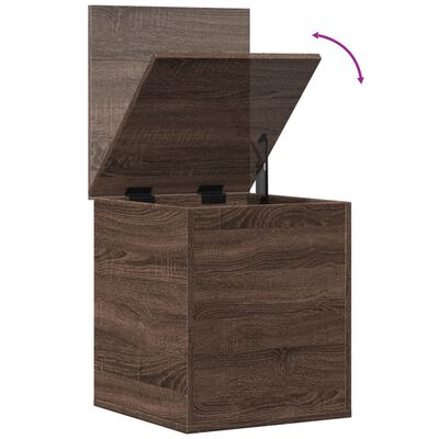 vidaXL Boîte de rangement chêne marron 40x42x46 cm bois d'ingénierie