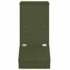 vidaXL Distributeur de porcs Vert olive 55 x 38 x 76 cm