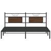 vidaXL Cadre de lit sans matelas ch&ecirc;ne marron 183x213 cm