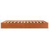 vidaXL Cadre de lit sans matelas cire marron 90x200 cm bois pin massif