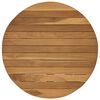 vidaXL Plateau de table &Oslash; 50 x 3,5 Rond Bois de teck massif Naturel