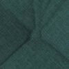vidaXL Coussins de si&egrave;ge 4 pcs Vert fonc&eacute; 40 x 40 x 12 cm tissu