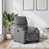 vidaXL Fauteuil inclinable &eacute;lectrique Gris fonc&eacute; Tissu
