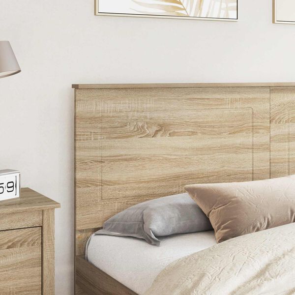 vidaXL T&ecirc;te de lit Ch&ecirc;ne Sonoma 200 cm Bois d'ing&eacute;nierie