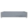 vidaXL Jardini&egrave;re gris 100x100 cm bois de pin massif