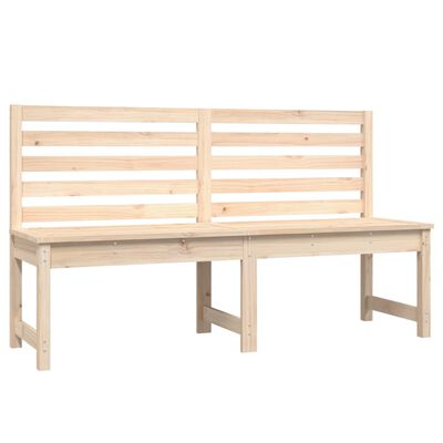 vidaXL Banc de jardin 157,5 cm bois massif de pin