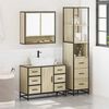 vidaXL Ensemble de meubles de salle de bain 3 pcs ch&ecirc;ne sonoma