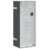 vidaXL Appliques murales d'ext&eacute;rieur 2 pcs noir acier inoxydable