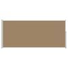 vidaXL Store lat&eacute;ral r&eacute;tractable 180 x 500 cm 100% polyester fer acier