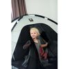 DERYAN Tente lit moustiquaire 200x90x110 cm Argent&eacute;