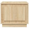 vidaXL Table basse ch&ecirc;ne sonoma 51x50x44 cm bois d'ing&eacute;nierie