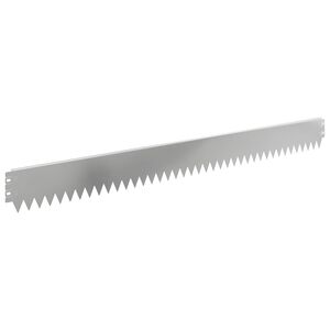 vidaXL Bordure de Pelouse 20 pc 103 x 10 cm Acier Argent&eacute;