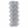 vidaXL Cl&ocirc;ture en treillis m&eacute;tallique Argent&eacute; 10 x 0,8 m