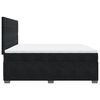 vidaXL Sommier &agrave; lattes de lit et matelas Noir 200x200 cm Velours
