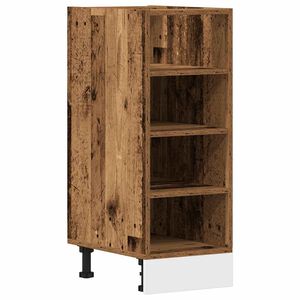 vidaXL Meuble bas "Riga" Bois ancien 30 x 44,5 x 81,5 cm Bois d'ing&eacute;nierie