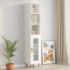 vidaXL Armoire murale Blanc 34,5x32,5x90 cm Bois d'ing&eacute;nierie