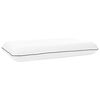 vidaXL Coussin de sommeil Uni Blanc 80 x 40 x 12 cm