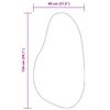 vidaXL Tapis de surface HUARTE Gris 80 x 150 cm Polyester