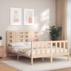 vidaXL Cadre de lit sans matelas bois de pin massif