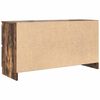 vidaXL Meuble TV ch&ecirc;ne fum&eacute; 100x35x54 cm bois d'ing&eacute;nierie