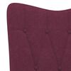 vidaXL Chaise de relaxation Violet Tissu