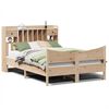 vidaXL Cadre de lit sans matelas 140x190 cm bois de pin massif