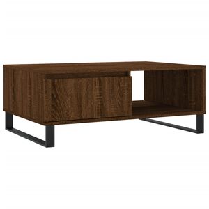 vidaXL Table basse ch&ecirc;ne marron 90x60x35 cm bois d'ing&eacute;nierie
