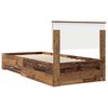 vidaXL Cadre de lit Bois ancien 90 x 190 cm Bois d'ing&eacute;nierie