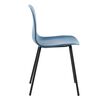 Venture Home Chaises &agrave; manger lot de 2 Arctic plastique noir et bleu