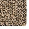 vidaXL Tapis de surface Rectangulaire Naturel et Noir 80 x 250 cm Jute