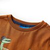 T-shirt enfants &agrave; manches longues cognac 116