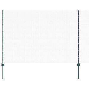vidaXL Cl&ocirc;ture hexagonale avec poteau 10 x 1,6 m Vert Maille