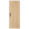 vidaXL Buffet haut Ch&ecirc;ne sonoma 34,5x34x180 cm Bois d'ing&eacute;nierie