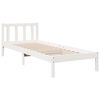 vidaXL Cadre de lit extra long sans matelas 80x220 cm bois massif pin