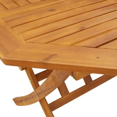 vidaXL Ensemble à manger de jardin pliable 5 pcs bois massif d’acacia