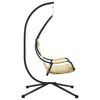 vidaXL Chaise suspendue Beige 94 x 107 x 196.5 cm Acier